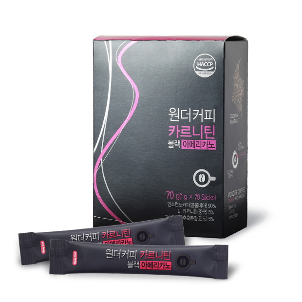 원더커피 카르니틴 블랙 아메리카노(1g x 70스틱)